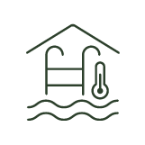 Piscine couverte chauffée